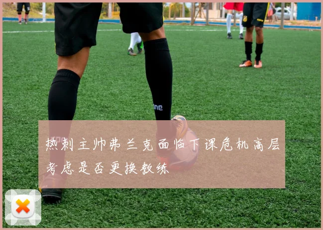 热刺主帅弗兰克面临下课危机高层考虑是否更换教练