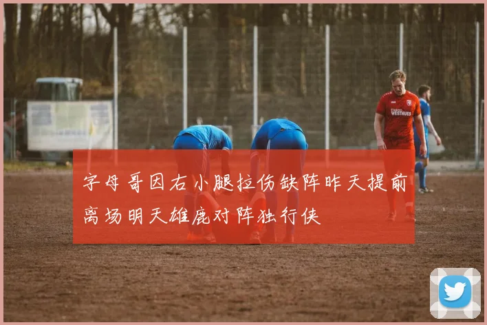 字母哥因右小腿拉伤缺阵昨天提前离场明天雄鹿对阵独行侠